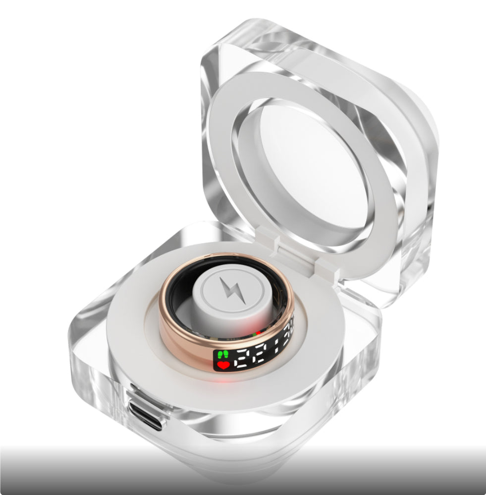 Smart Ring with Display Screen Touch Flip Smart Finger